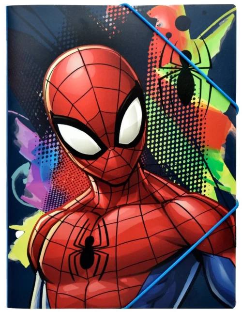 Ντοσιέ Λάστιχο Α4 Gim Spiderman 337-06515