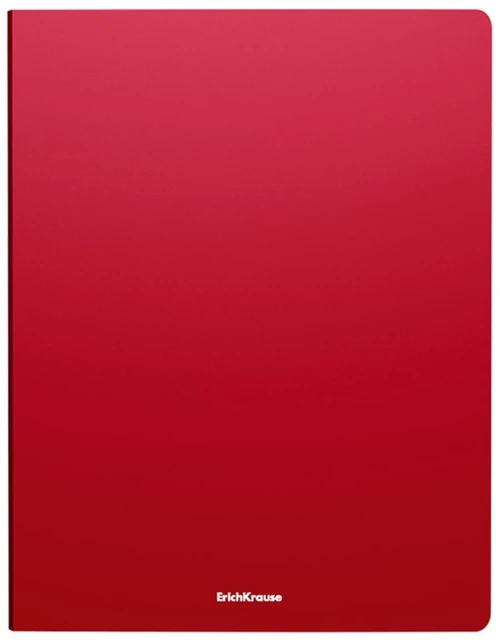 Ντοσιέ Σουπλ ErichKrause Α4 με 20 Ζελατίνες Matt Classic Red 59187