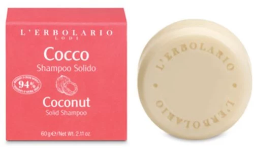 L' Erbolario Coconut Solid Shampoo, Στέρεο Σαμπουάν 60gr