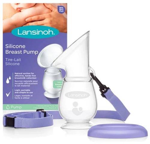 Lansinoh Χειροκίνητο Θήλαστρο Σιλικόνης 1τμχ