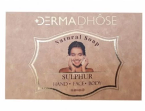 DERMADHOSE NATURAL SOAP SULPHUR 100gr