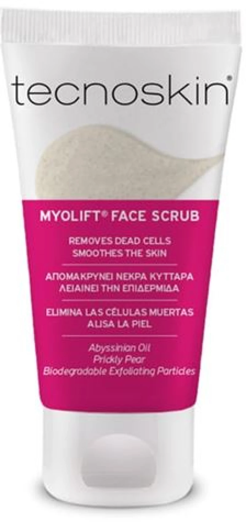 Tecnoskin Myolift Face Scrub, Απολεπιστικό Gel Για Το Πρόσωπο 75ml