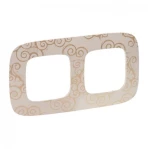 Πλαίσιο 2 Θέσεων Χρυσό Narcis Valena Allure 754352 Legrand 754352 Χρυσό