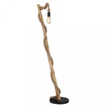 Επιδαπέδιο Φωτιστικό Ε27 Καφέ Ξύλο Ulley 69029S Globo Lighting 69029S Καφέ