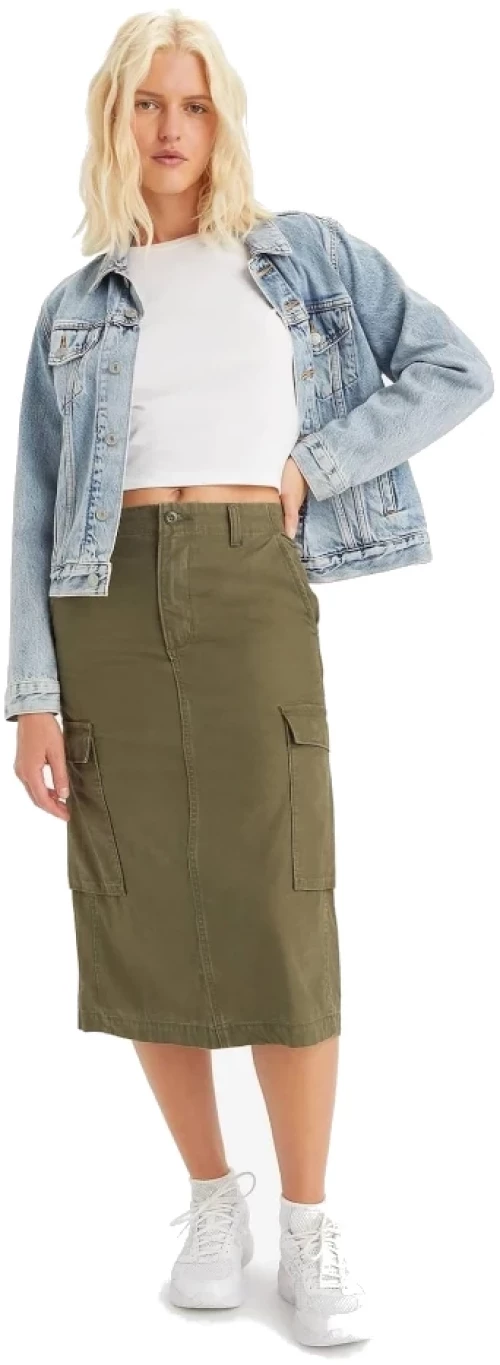Levi's® Women Cargo Midi Skirt