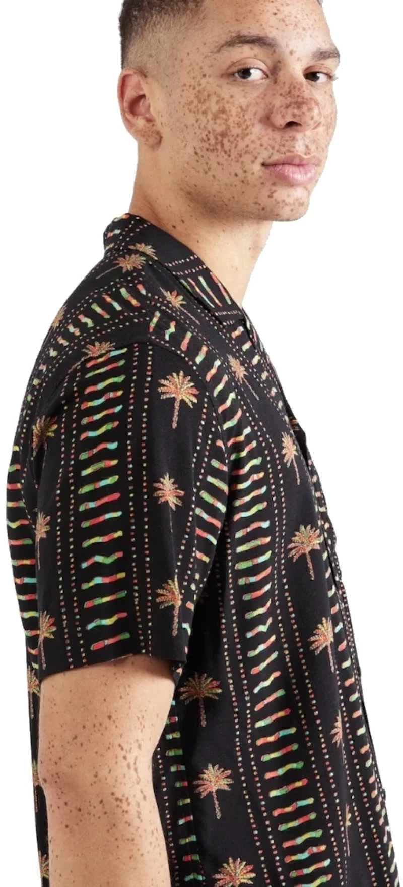 Scotch&Soda Men SS/Shirt Palm_Print