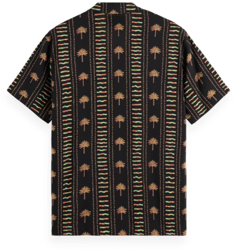 Scotch&Soda Men SS/Shirt Palm_Print