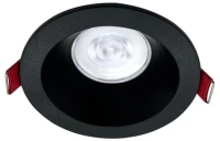 Χωνευτό Σποτ Φωτιστικό Οροφής GU10 10W Στρογγυλό Φ8,6 Spotlight 6525 Μαύρο