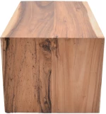 Τραπέζι σαλονιού Cardi Inart καρυδί teak ξύλο 110x60x50εκ