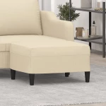Υποπόδιο Κρεμ 70 x 55 x 41 εκ. Υφασμάτινο Κρεμ 349305