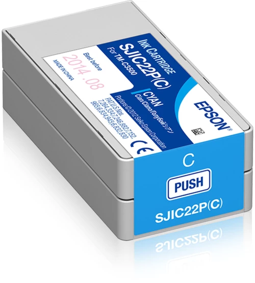 Αυθεντικό Φυσίγγιο μελάνης Epson SJIC22P Κυανό S7733476