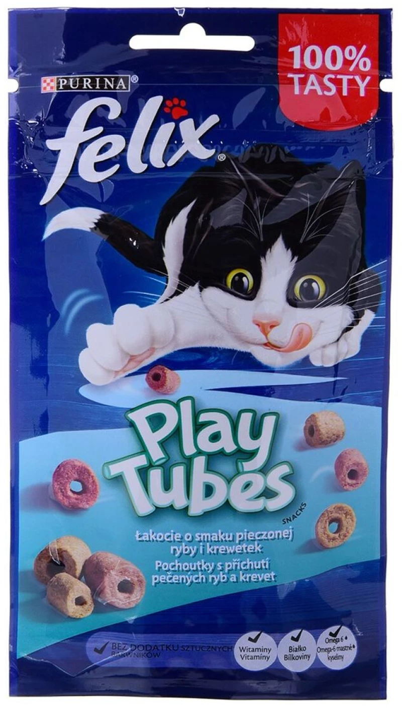 Γατοτροφή Purina Play Tubes Ψάρια 50 g S9110201