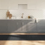 Χαλί Ορθογώνιο Γκρι 80 x 1000 εκ. Μπαμπού Γκρι 376934