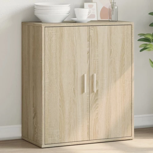 Βοηθητικό Ντουλάπι Sonoma Δρυς 60x31x70 εκ. Επεξεργασμένο Ξύλο Καφέ 840459