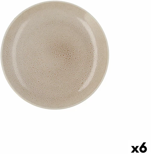 Επίπεδο πιάτο Ariane Porous Μπεζ Κεραμικά Ø 27 cm (x6) S2710214