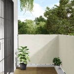 Περίφραξη Κήπου Προστατευτική Λευκή 400x120 εκ. από PVC Λευκό 4005509