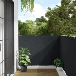 Περίφραξη Κήπου Προστατευτική Ανθρακί 300x120 εκ. από PVC Ανθρακί 4005484