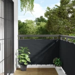 Περίφραξη Κήπου Προστατευτική Ανθρακί 800x75 εκ. από PVC Ανθρακί 4005428