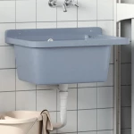 Νιπτήρας Επίτοιχος Γκρι 60x40x28 εκ. από Ρητίνη Γκρι 4002798