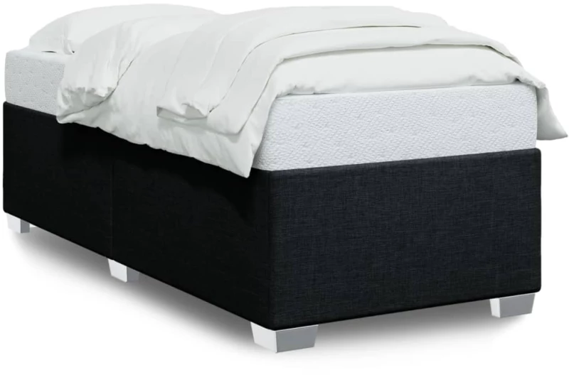 Πλαίσιο Κρεβατιού Boxspring Μαύρο 100 x 200 εκ. Υφασμάτινο Μαύρο 3284452