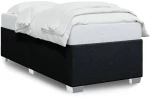 Πλαίσιο Κρεβατιού Boxspring Μαύρο 100 x 200 εκ. Υφασμάτινο Μαύρο 3284452