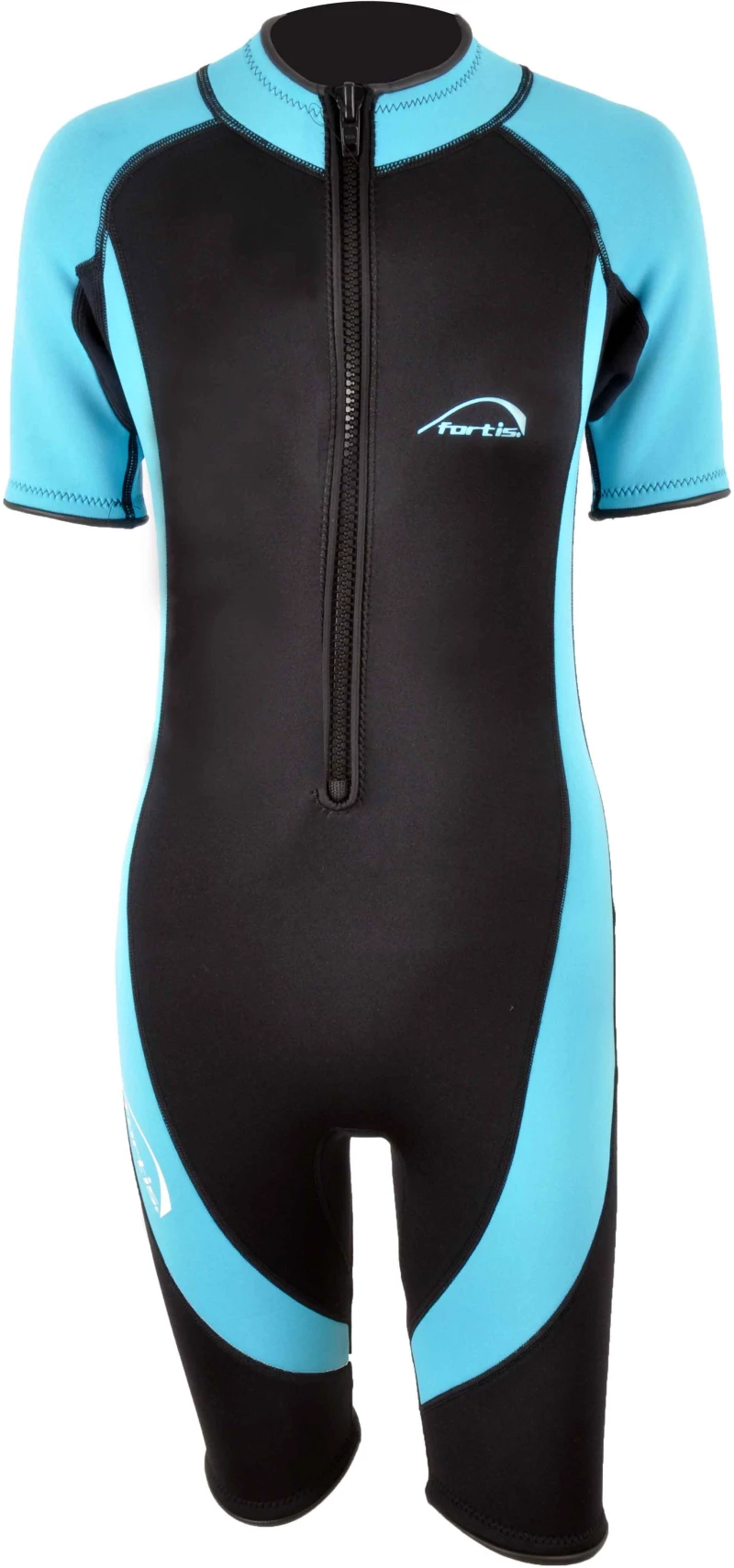 fortis ΣΤΟΛΗ ΚΑΤΑΔΥΣΗΣ MONOSHORT  ΠΑΙΔΙΚΗ ΜΑΥΡΟ-ΜΠΛΕ 3mm Νο6 (116-127cm)