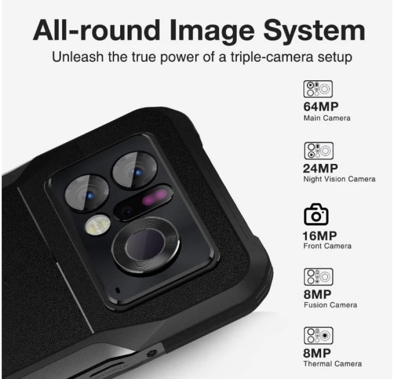 Doogee V20 Pro 5G (8GB/256GB) Μαύρο