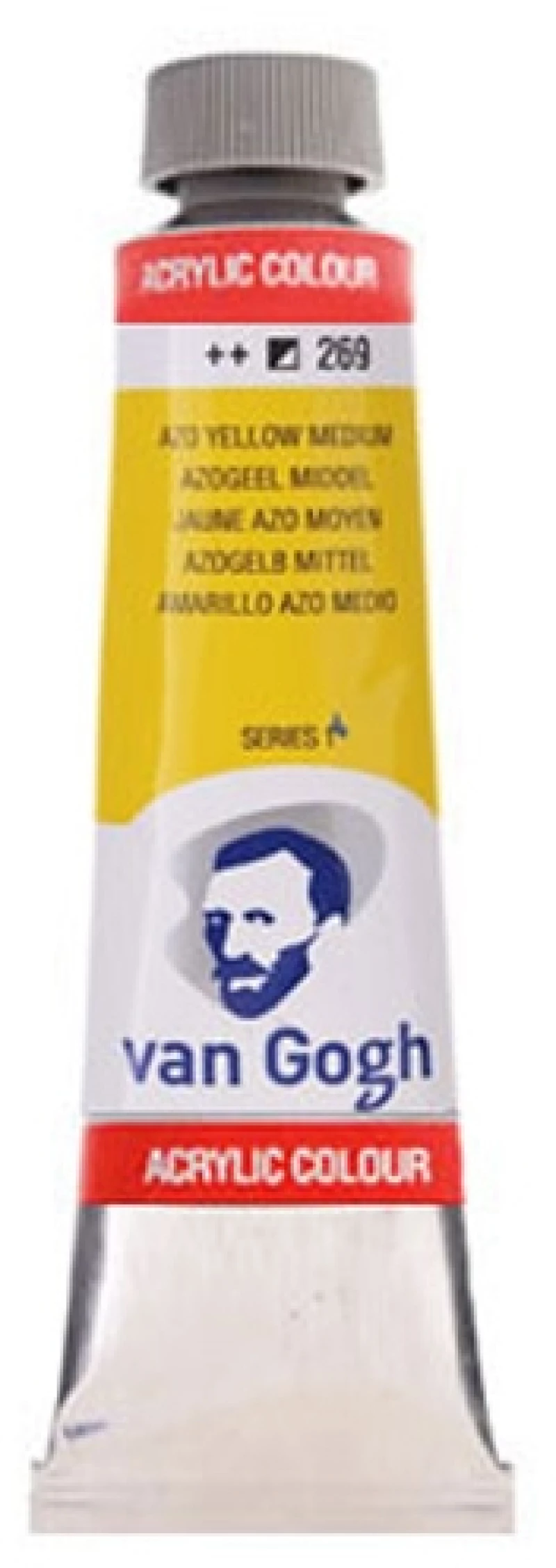 Ακρυλικό χρώμα ζωγραφικής VAN GOGH 40ml AZO YELLOW MEDIUM 269
