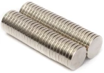 Μαγνήτες στρογγυλοί 10mm x 2mm σετ 25 τεμαχίων