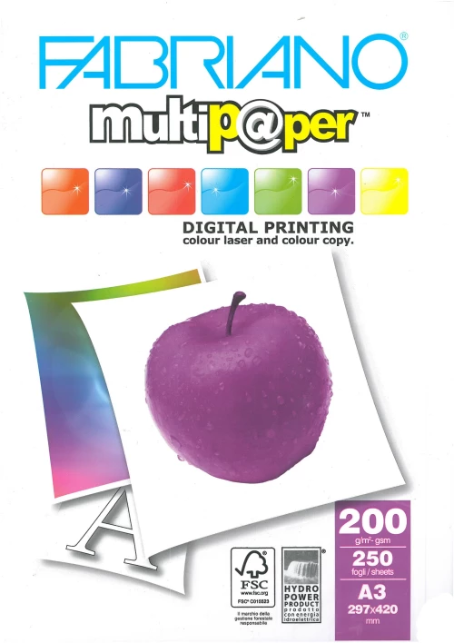 Χαρτί Α3 FABRIANO MULTIPAPER 200gr