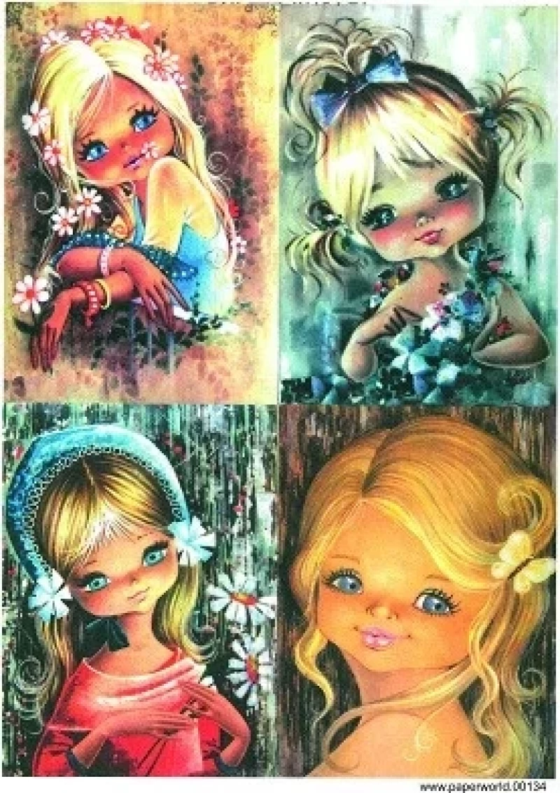Χαρτί DECOUPAGE A3 PAPERWORLD 0134