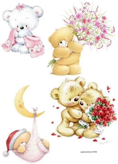 Χαρτί DECOUPAGE A3 PAPERWORLD 0186