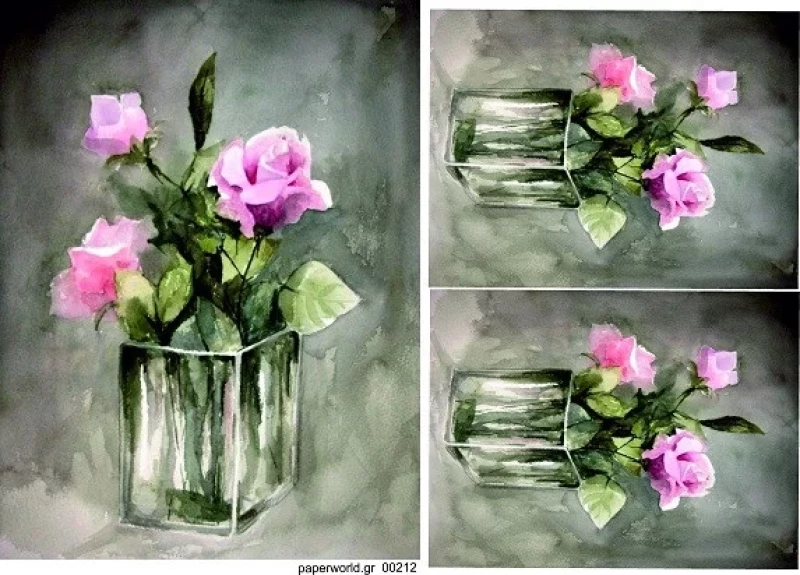 Χαρτί DECOUPAGE A3 PAPERWORLD 0212