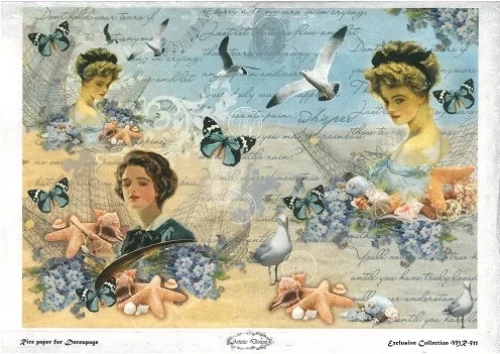 Ριζόχαρτο DECOUPAGE A3 ARTISTIC DESING 511