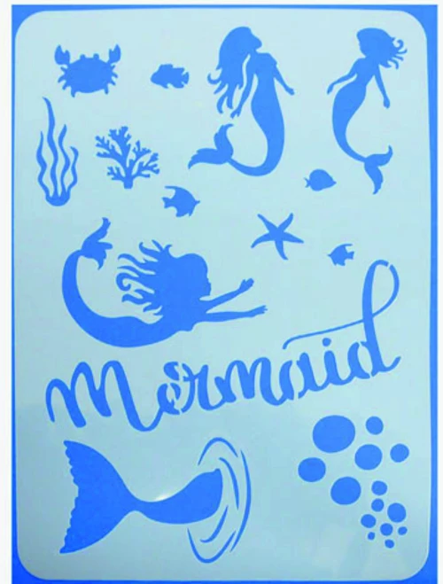 Στένσιλ Α4 MERMAID 05150709