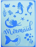 Στένσιλ Α4 MERMAID 05150709