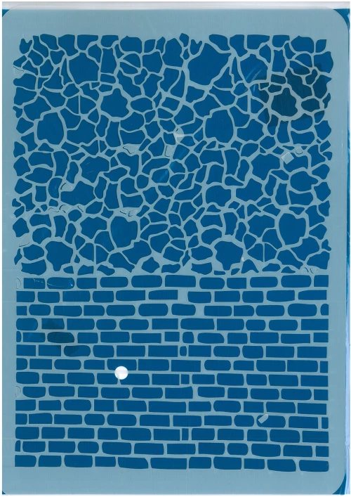 Στένσιλ Α4 ROCKS-BRICKS 05150704