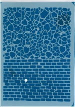 Στένσιλ Α4 ROCKS-BRICKS 05150704