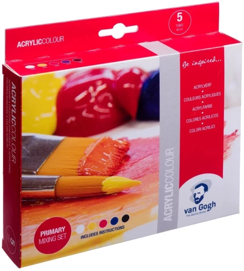 Ακρυλικά TALENS VAN GOGH, PRIMARY Mixing Set 5x40ml