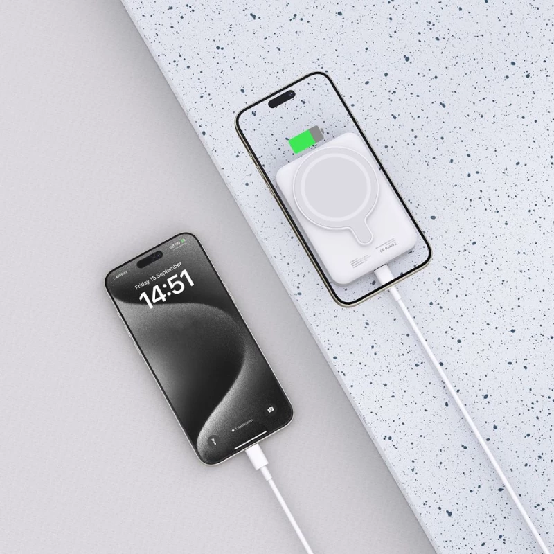 Tech-Protect PB11 LifeMag MagSafe Power Bank 10000mAh 15W White