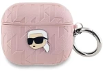 Karl Lagerfeld Θήκη PU Embossed Karl Head Case for AirPods 3 Pink