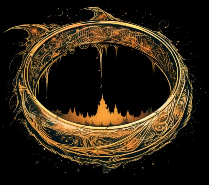 Lord of The Rings Παιδικό Φούτερ με κουκούλα - BLACK