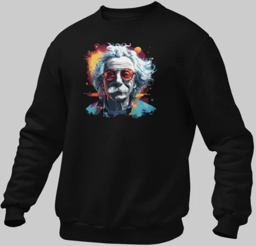 Albert Einstein Παιδικό Φούτερ - BLACK