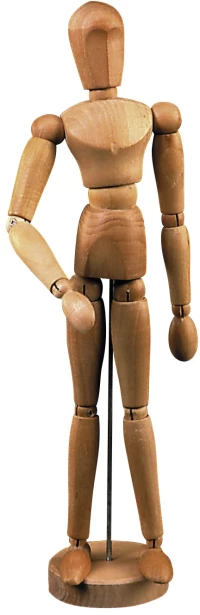 Μανεκέν ζωγραφικής ξύλινο 30cm