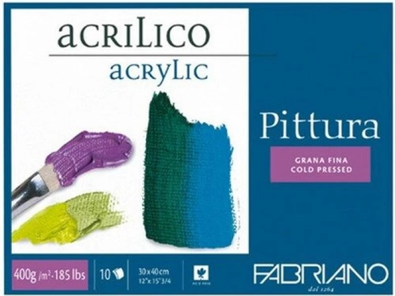 Μπλοκ για ακρυλικά FABRIANO ACRYLIC PAD PITTURA 30x40cm, 400g