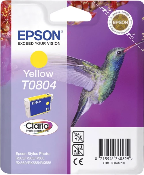 Μελάνι EPSON T0804 YELLOW
