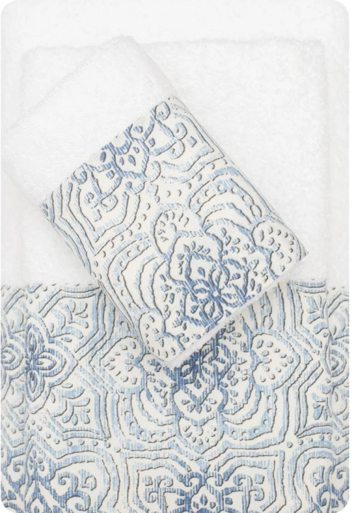 Πετσέτες Σετ 3 τμχ 53510 Λευκό Borea