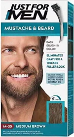 Just For Men Βαφή Περιποίησης για Γένια και Μουστάκι Easy Brush