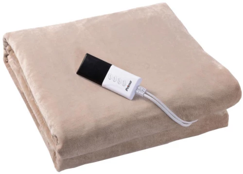 Primo PREB-81083 Ηλεκτρικό επίστρωμα Flannel Fleece Μονό Μπεζ 150x80cm 60W