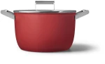 Smeg CKFC2611RDM Βαθιά Κατσαρόλα από Αλουμίνιο 7.7lt / 26cm